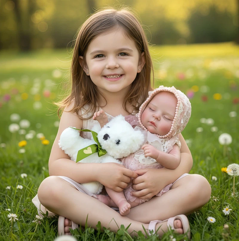 Soft Full Body Silicone Reborn Baby Girl Dolls Soft Full Body Silicone Reborn Baby Girl Dolls